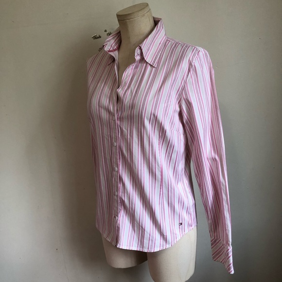 Tommy Hilfiger button down blouse - Picture 3 of 9
